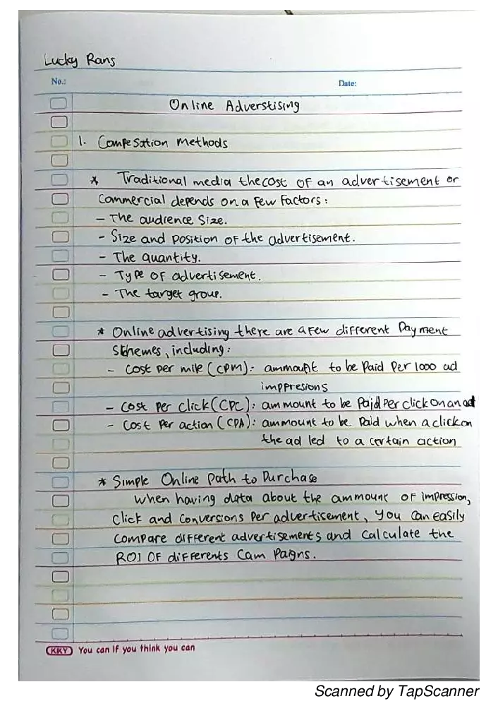 Online Adverstising Study Resources - Page 1