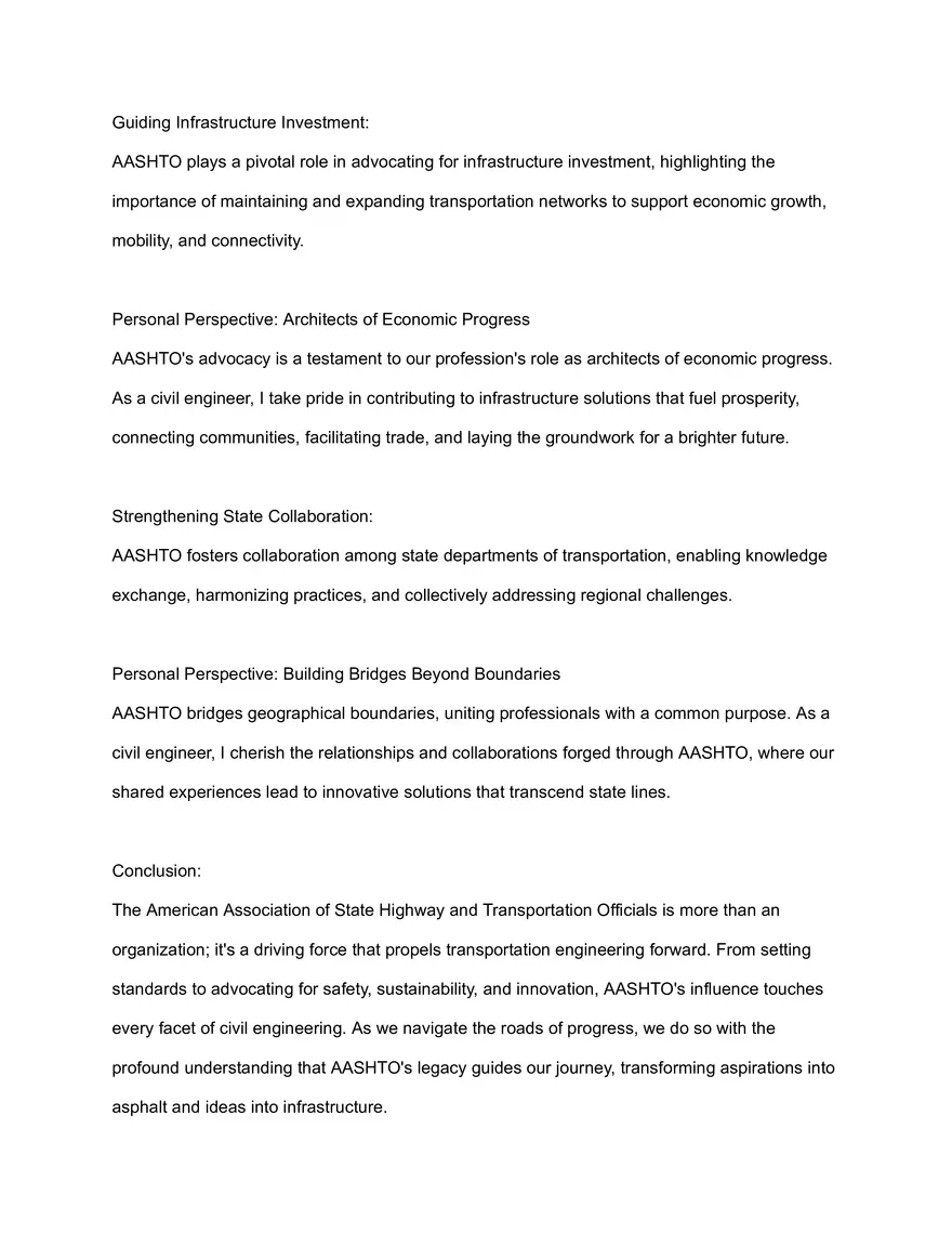 Unveiling the Impact of AASHTO in Civil Engineering - Page 3