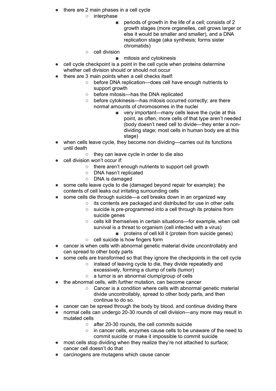 Academic Science Biology Cells, Genes, and Cancer - Page 7
