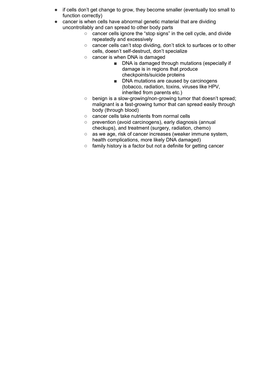 Academic Science Biology Cells, Genes, and Cancer - Page 9