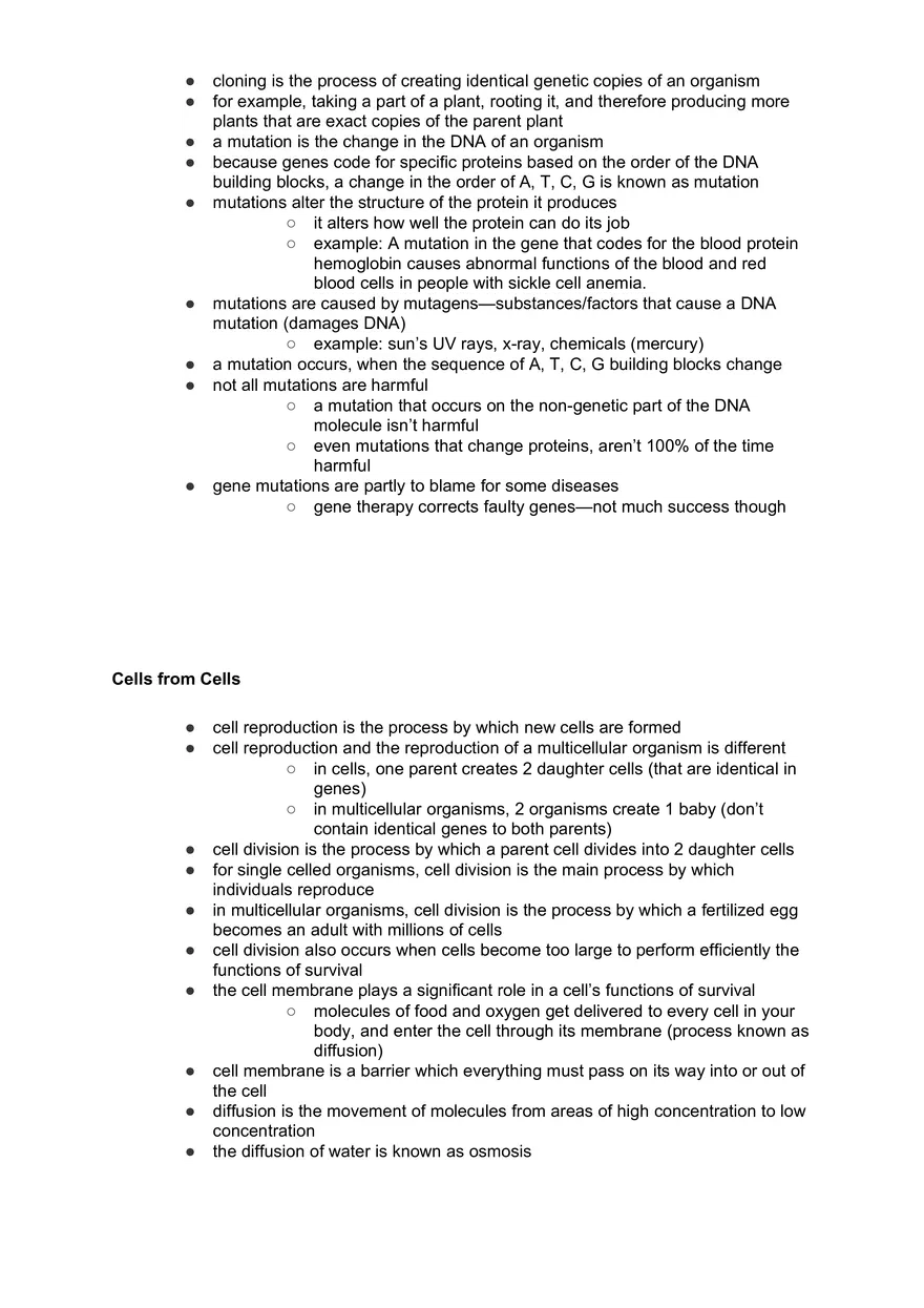 Academic Science Biology Cells, Genes, and Cancer - Page 4