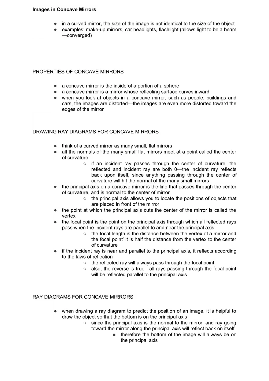 Academic Science Physics - Type of Lights and Mirrors - Page 9
