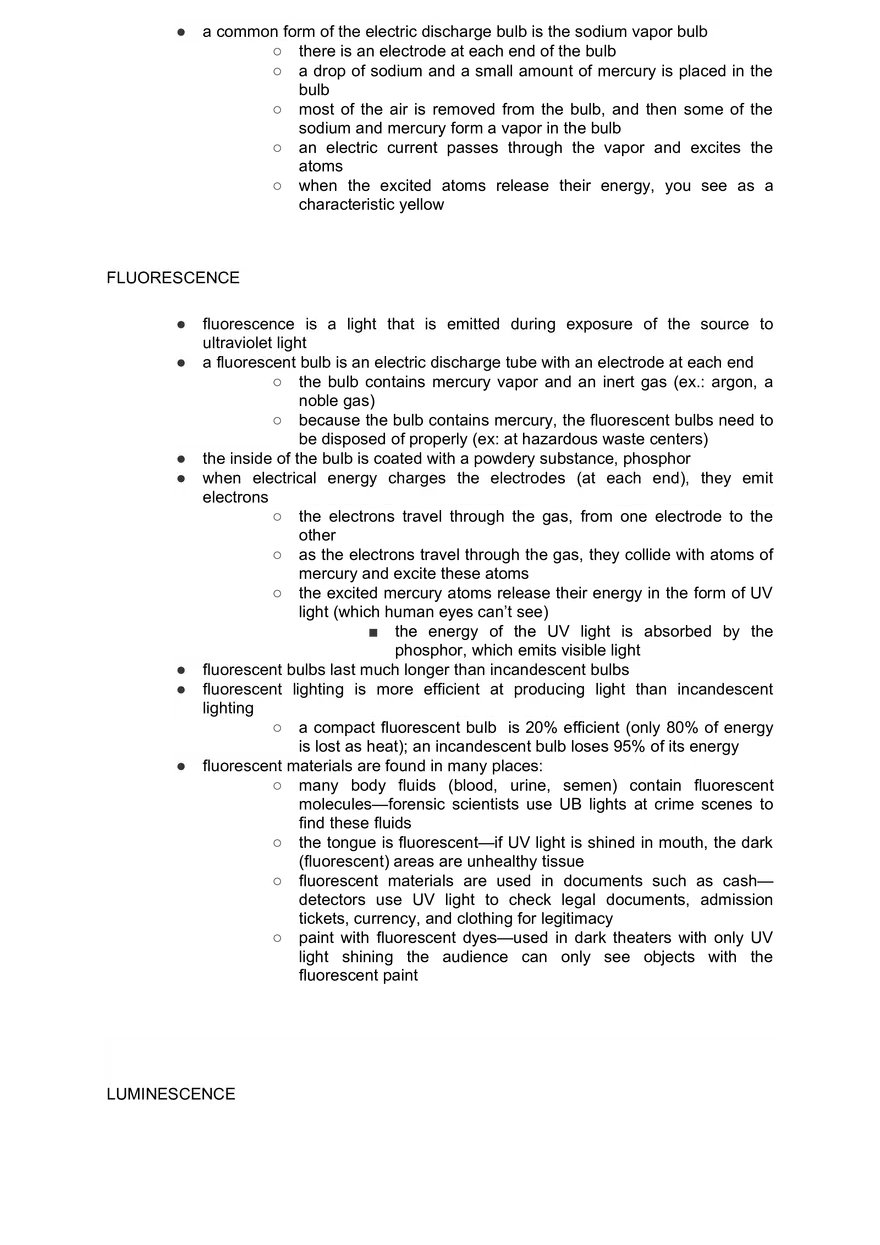 Academic Science Physics - Type of Lights and Mirrors - Page 2