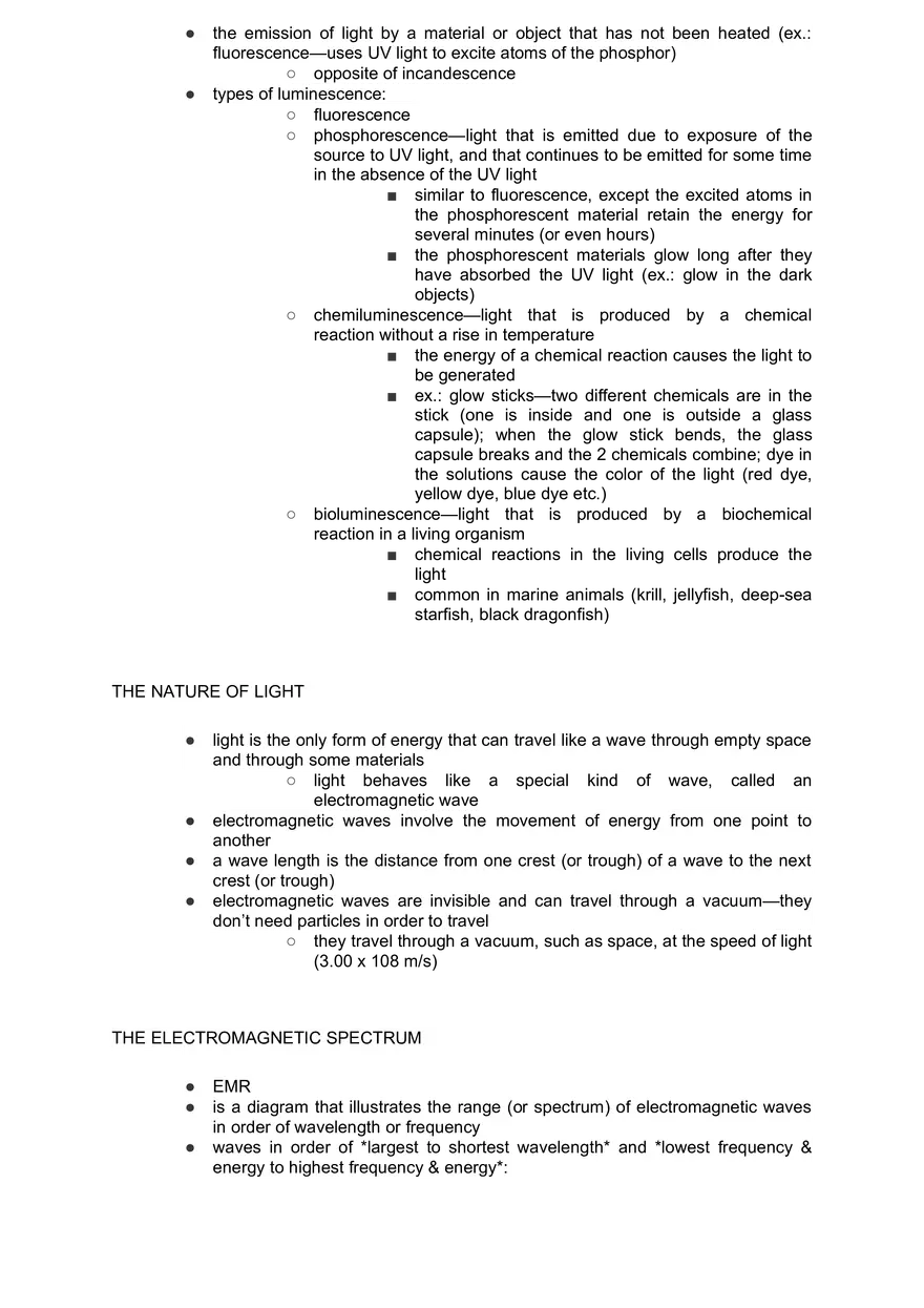 Academic Science Physics - Type of Lights and Mirrors - Page 5
