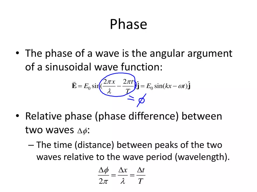 Plane waves - Lecture Notes - Page 8