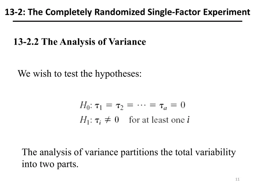 Designing Engineering Experiments. Randomized Single-Factor Experiments - Page 28
