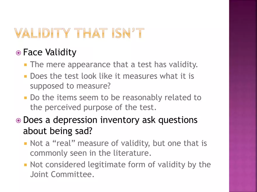 Validity - Page 3
