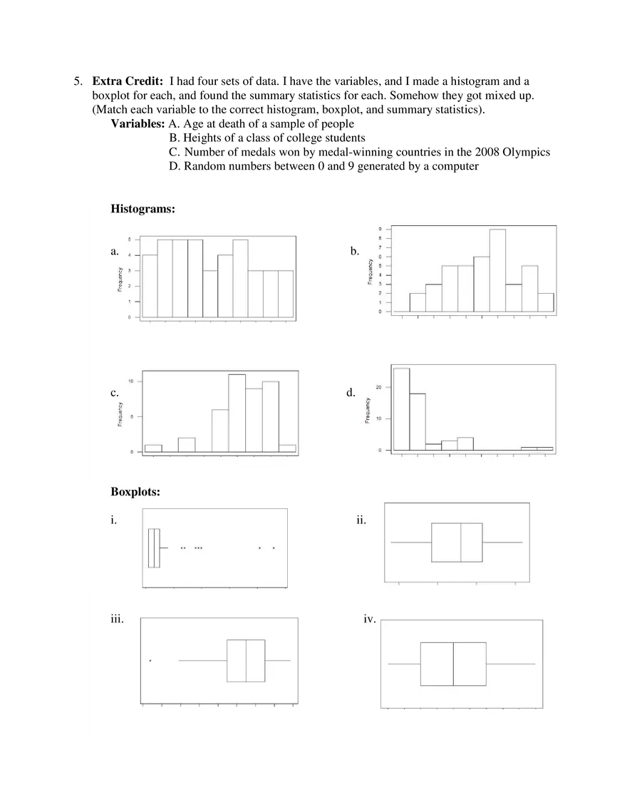 Probability and Statistics, Homework Answers - Page 3