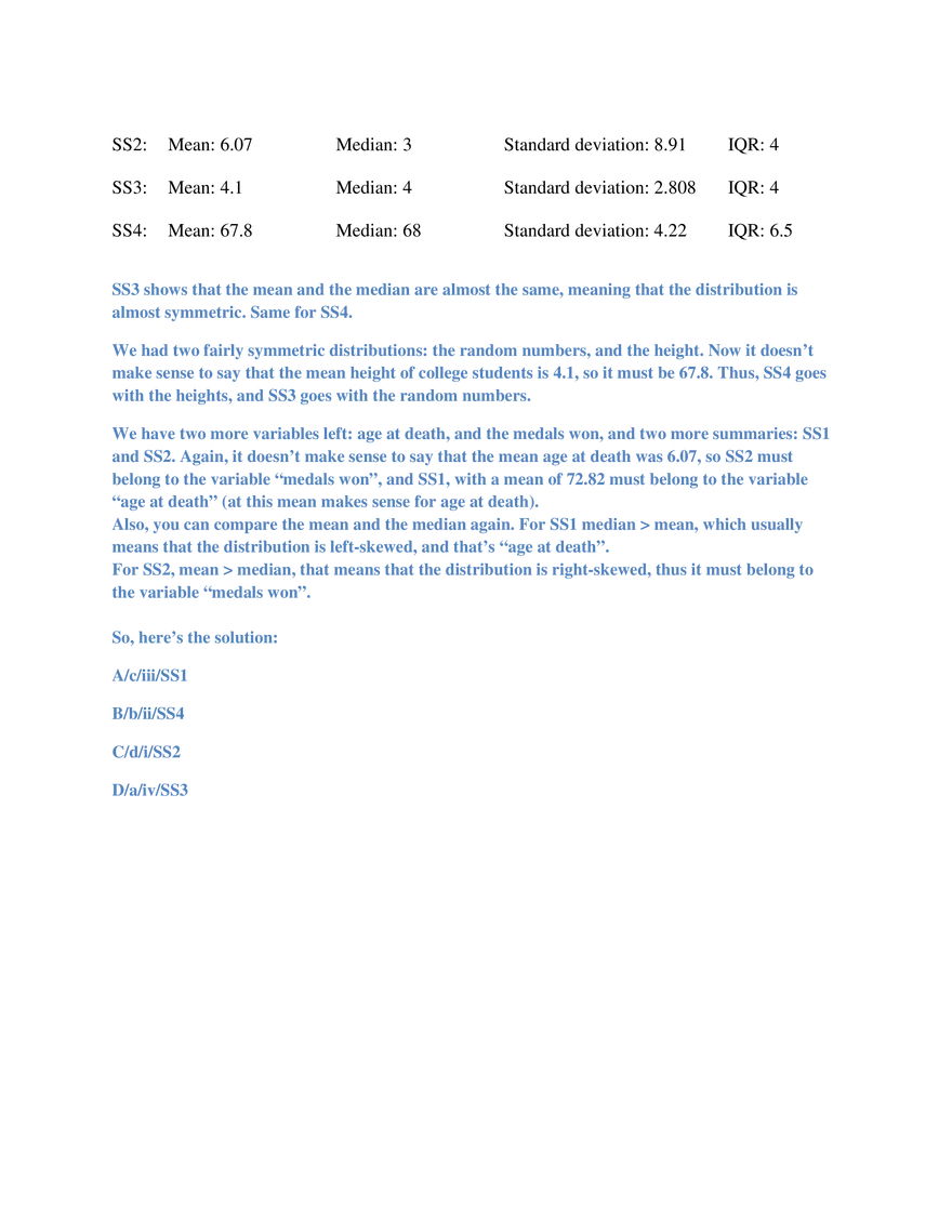 Probability and Statistics, Homework Answers - Page 5