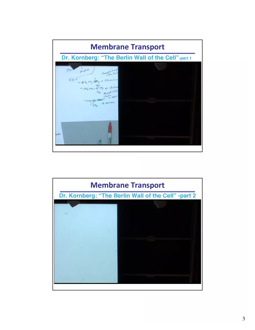Biological Membrane Transport - Crossing the Berlin Wall of the Cell - Page 6