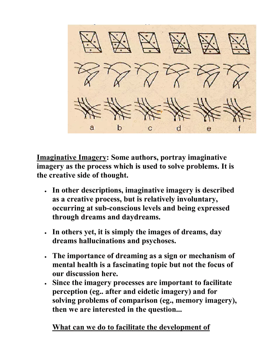 Imagery in the Development of Concepts - Page 6