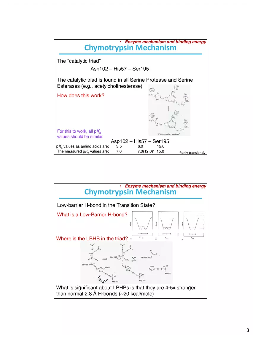 Enzyme Mechanisms Lecture Note - Page 4