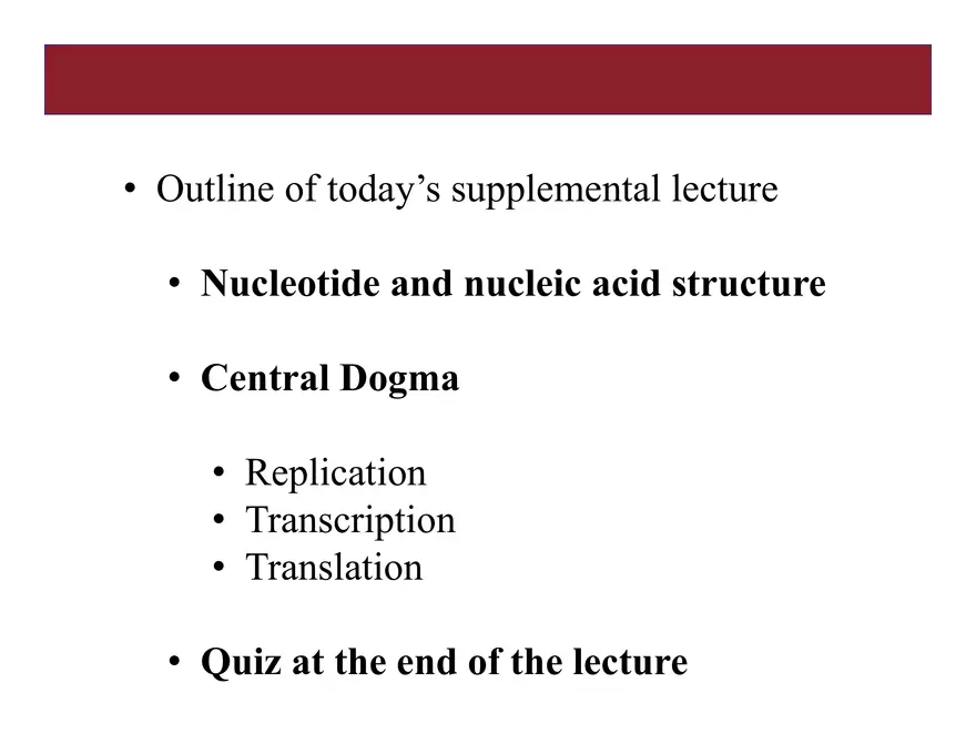Nucleotide and Nucleic Acid Structure Lecture Note - Page 2