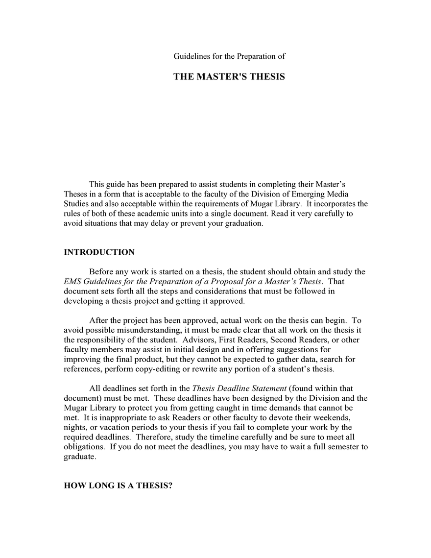 A Guide to Writing Dessertations - Page 1