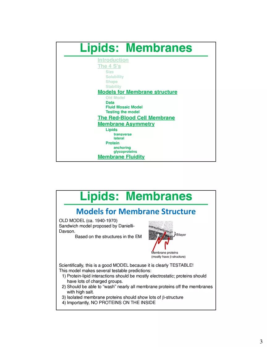 Lipids Membranes Lipids Classes - Page 10