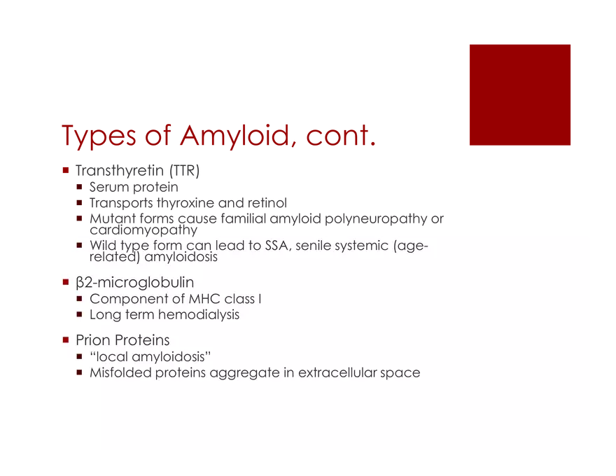 Amyloid Neuropathy Lecture Part 1 - Page 19