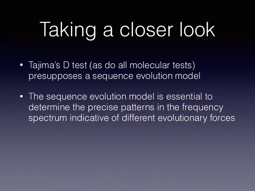 Exploring the Complicated Role of Evolutionary Modeling Signatures in the Frequency Spectrum - Page 11