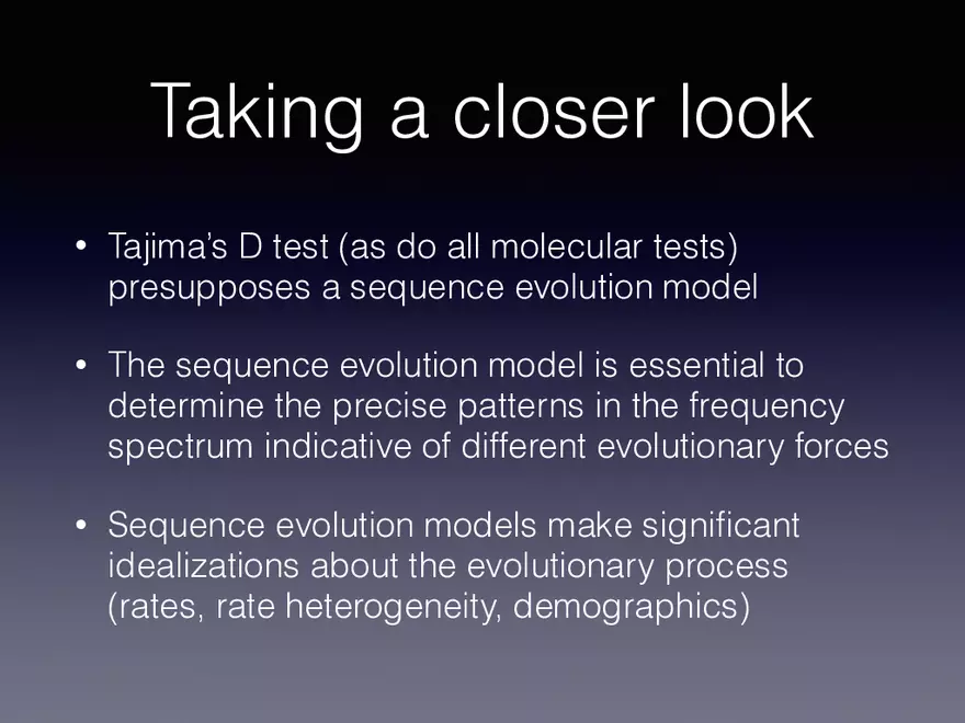 Exploring the Complicated Role of Evolutionary Modeling Signatures in the Frequency Spectrum - Page 12