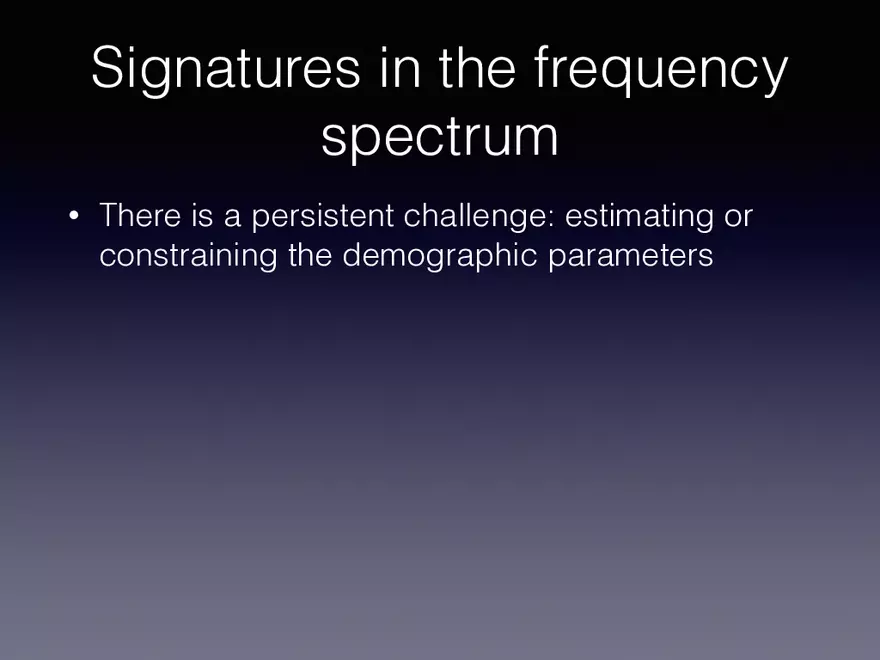 Exploring the Complicated Role of Evolutionary Modeling Signatures 2 - Page 15