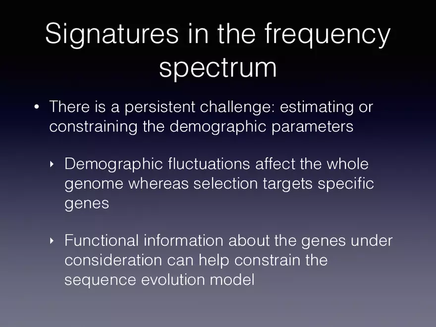 Exploring the Complicated Role of Evolutionary Modeling Signatures 2 - Page 17