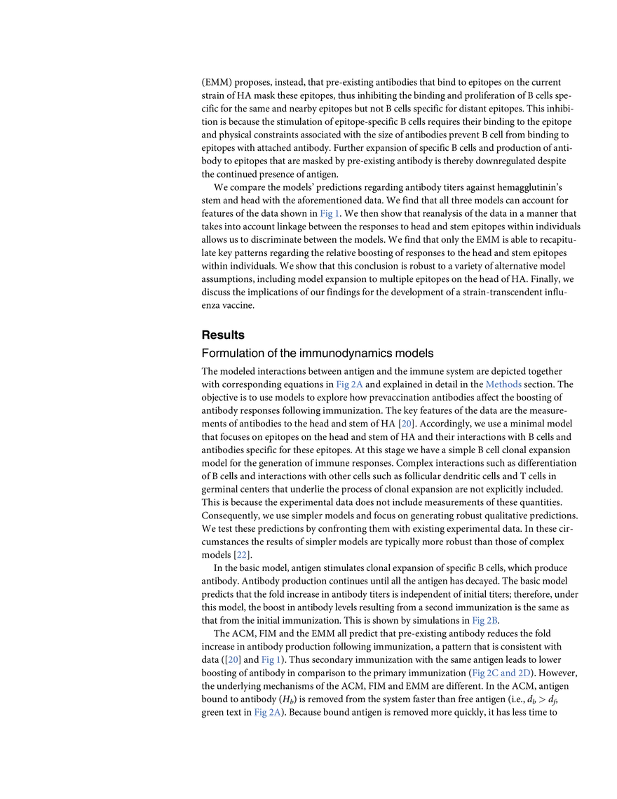 Multi-epitope Models Explain How Pre-existing Antibodies Affect - Page 13