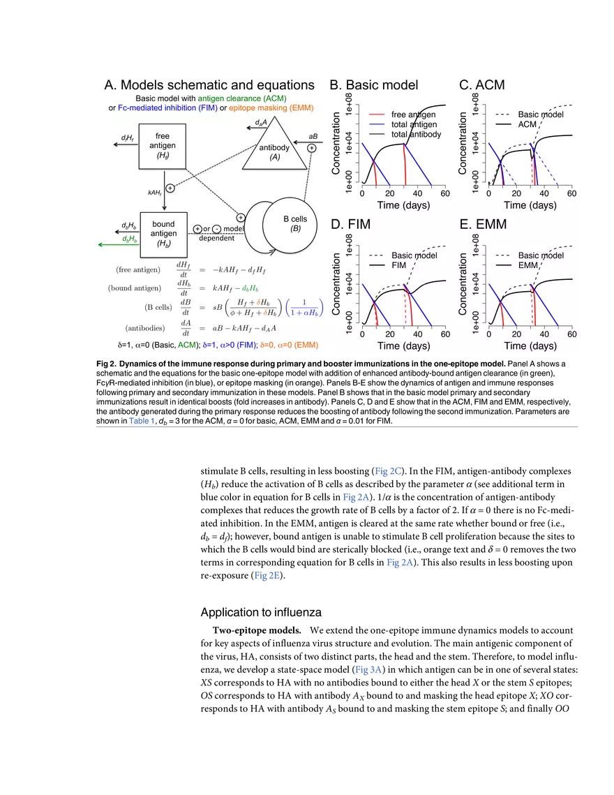 Multi-epitope Models Explain How Pre-existing Antibodies Affect - Page 14