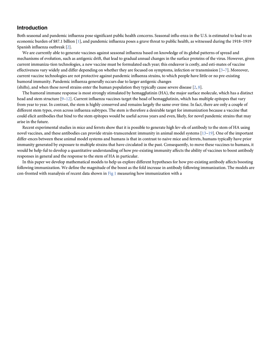 Multi-epitope Models Explain How Pre-existing Antibodies Affect - Page 2