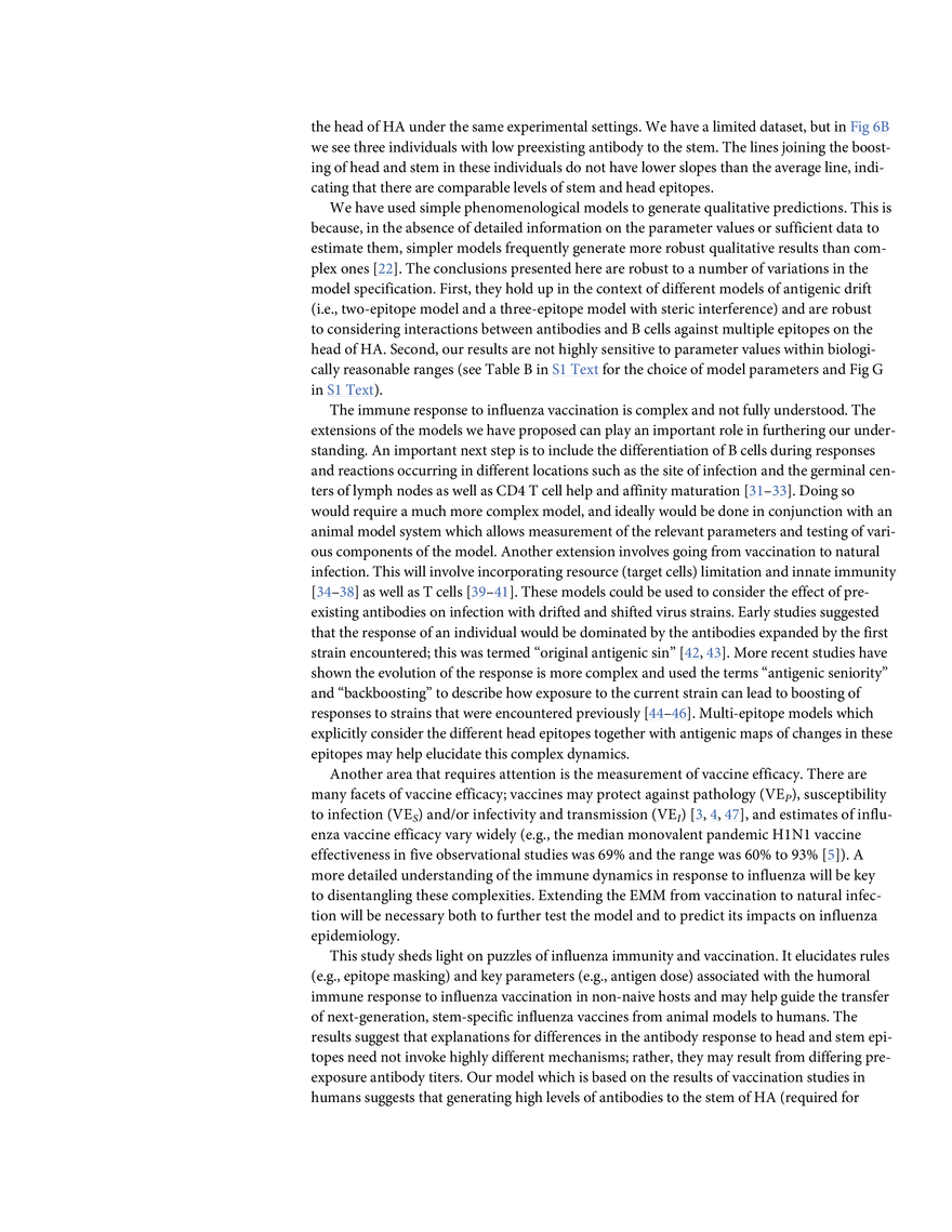 Multi-epitope Models Explain How Pre-existing Antibodies Affect - Page 6