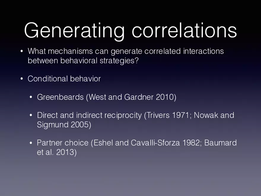 Exploring the Complicated Role of Evolutionary Modeling Evolutionary Models - Page 12