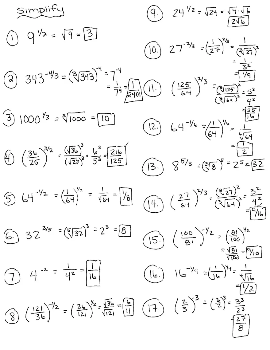 Logarithms - Using the Definition - Page 2