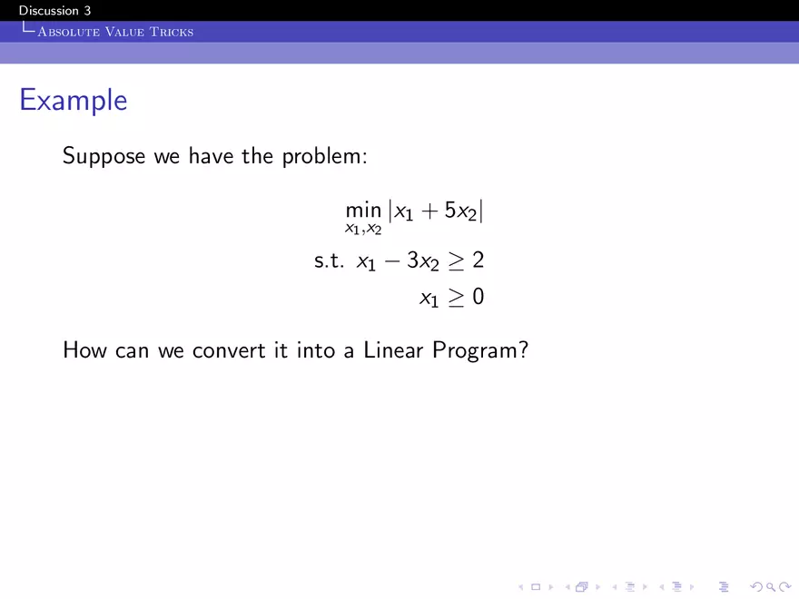 Linear Algebra Recap Part 3 - Page 1