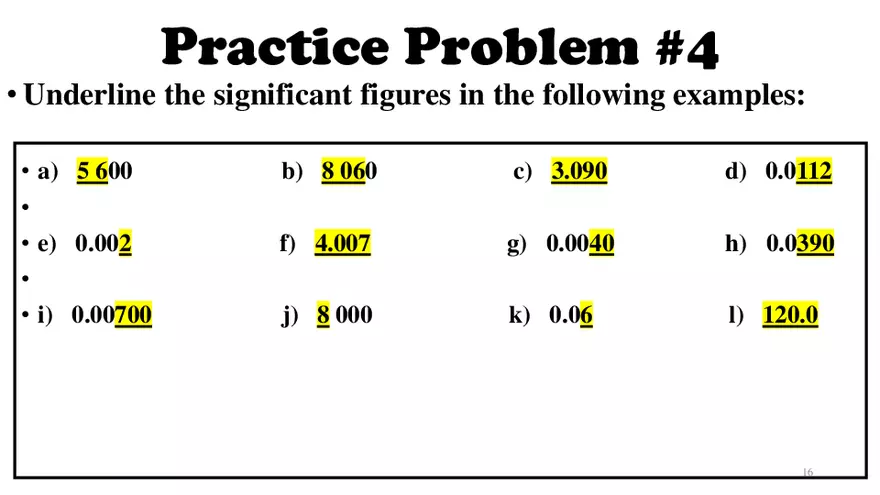 Derived Quantities and Significant Figures - Page 8