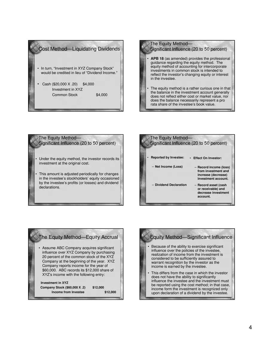 Reporting Intercorporate Interest - Page 4