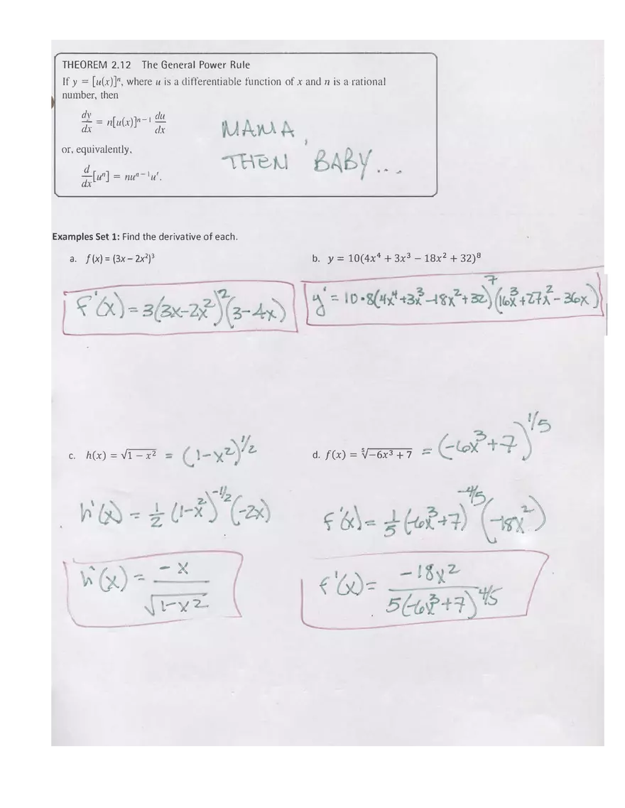 Тhe Chain Rule Notes - Page 2