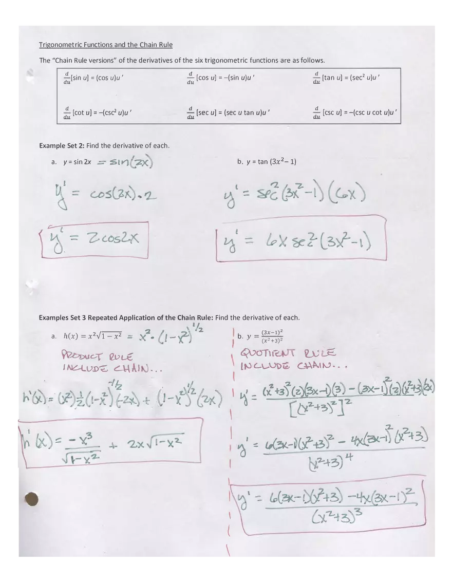 Тhe Chain Rule Notes - Page 3