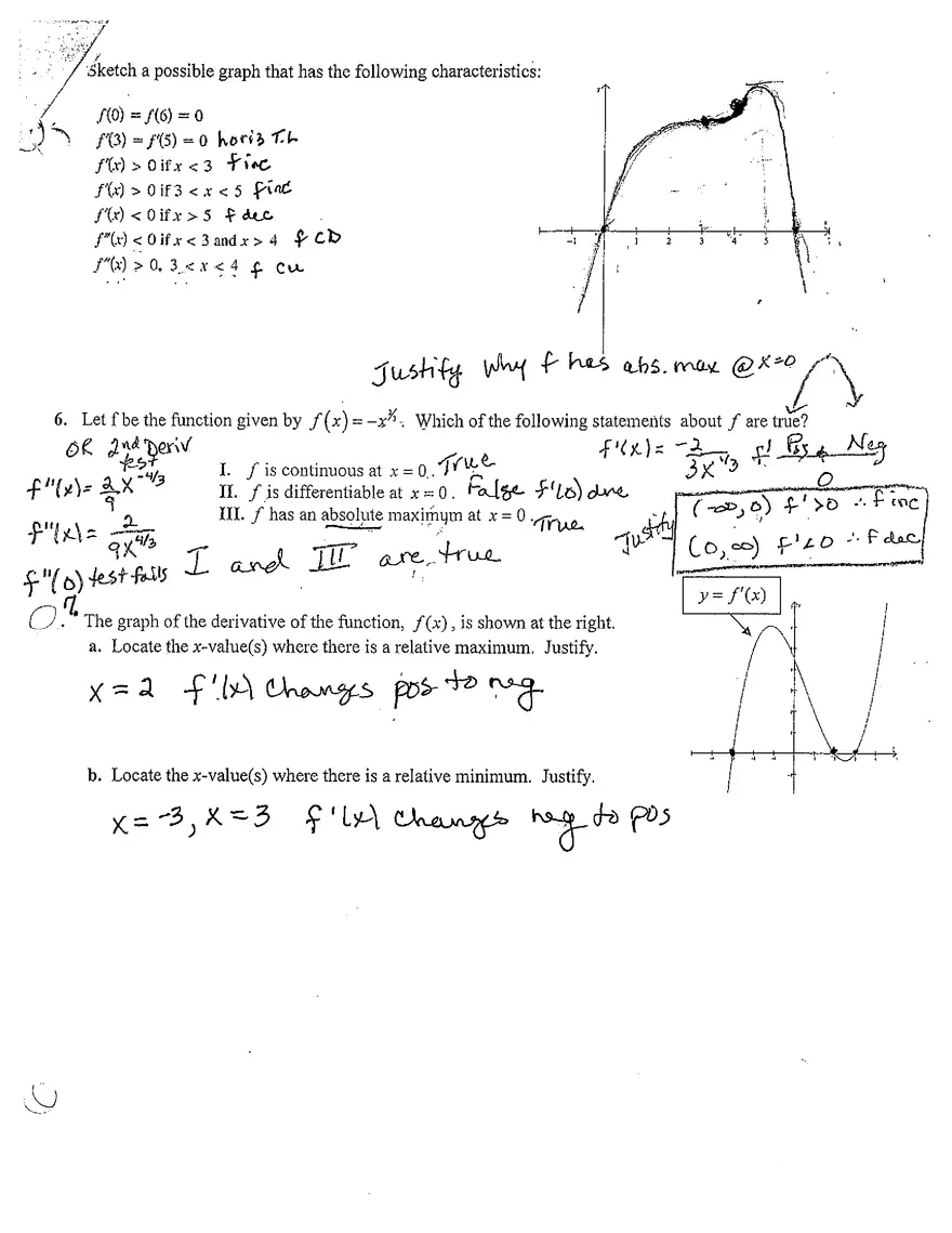 Calculus Exam Review - Page 2