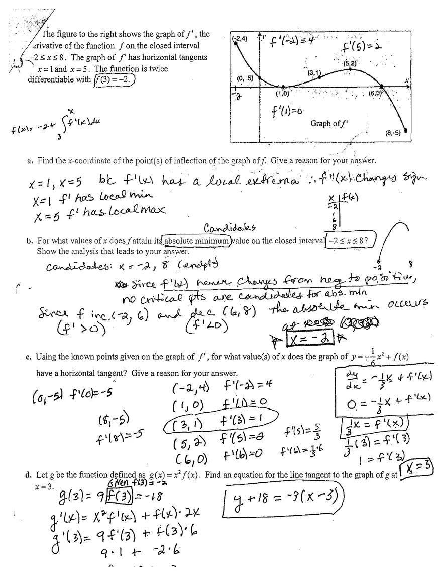 Calculus Exam Review - Page 3