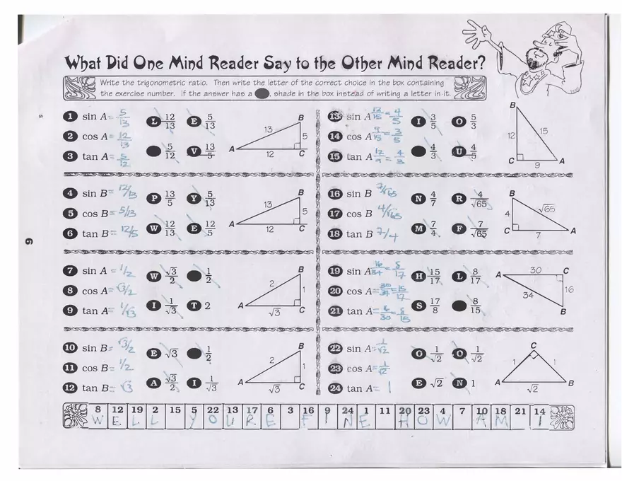 Trigonometric Ratios - Page 2