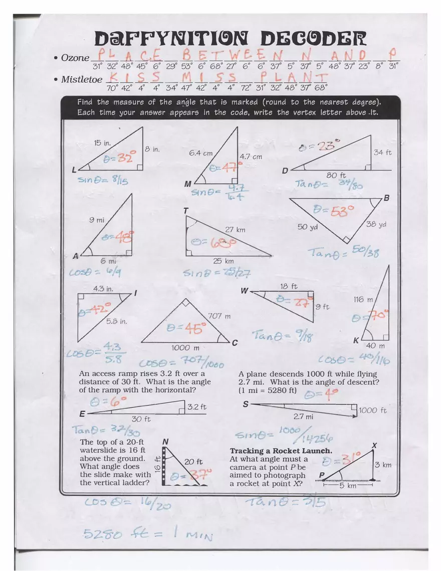Trigonometric Ratios - Page 5