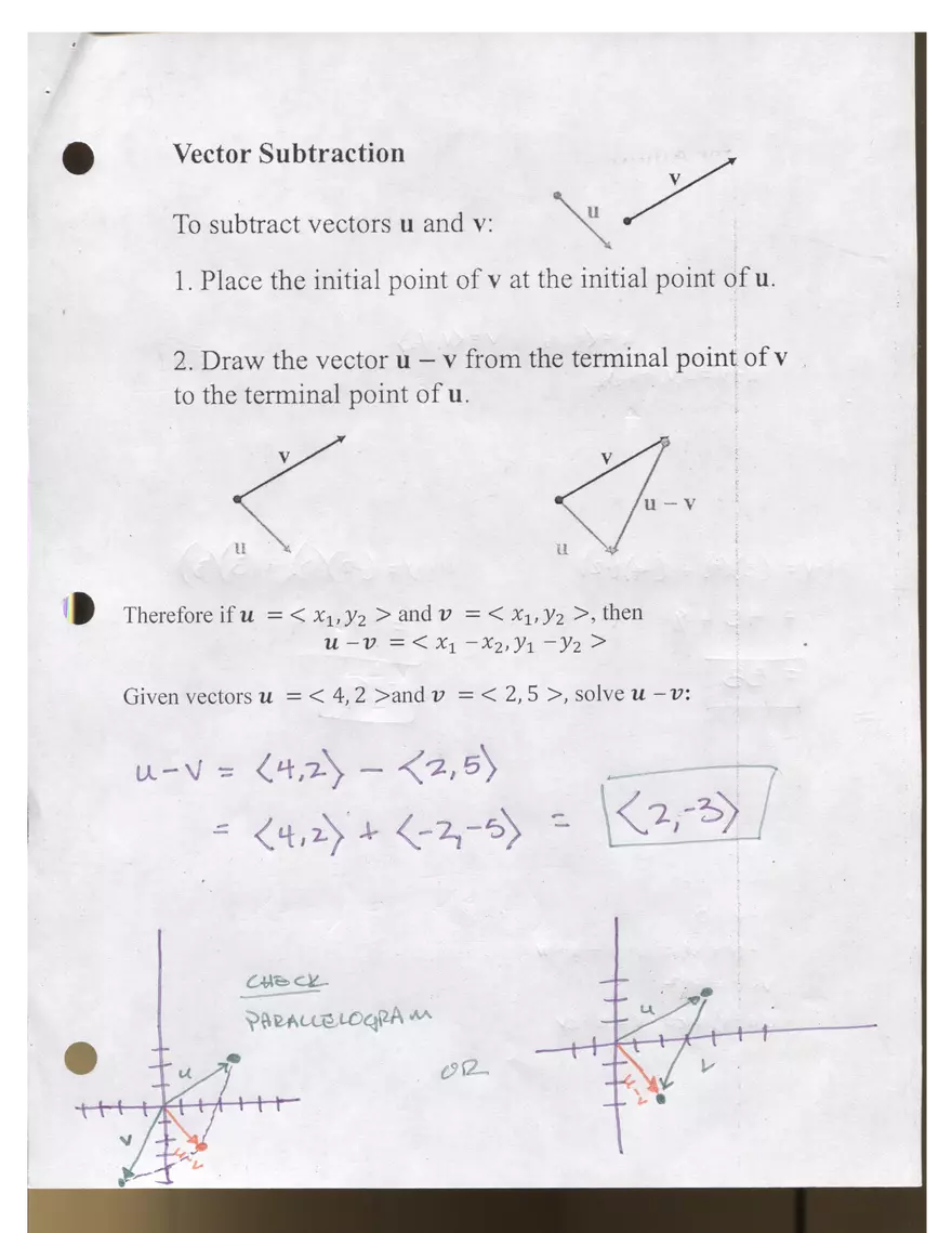 Vectors Assignment - Page 7