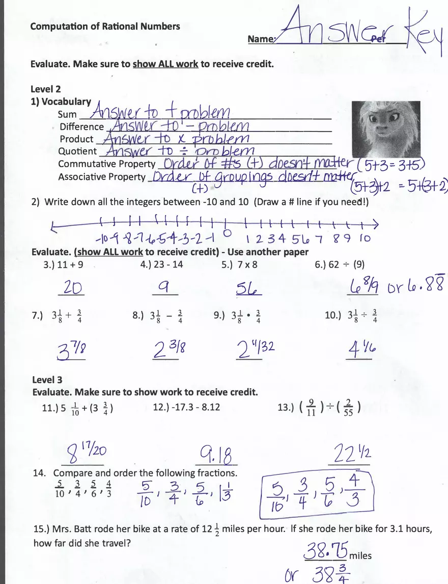 Computation of Rational Numbers - Page 1