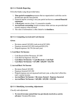 Ch. 3: Periodic Reporting & Adjustments (QS 3-1 to 3-6)
