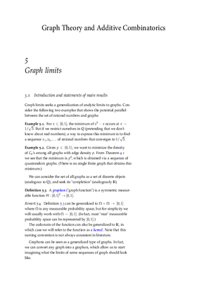 Graph Limits