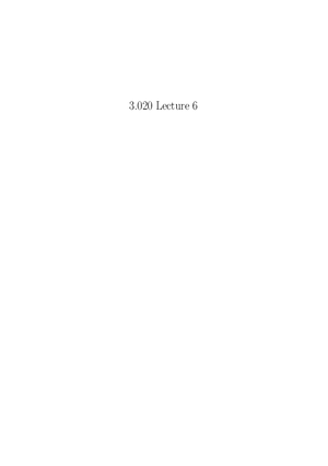 Lecture 6: Thermodynamic Potentials