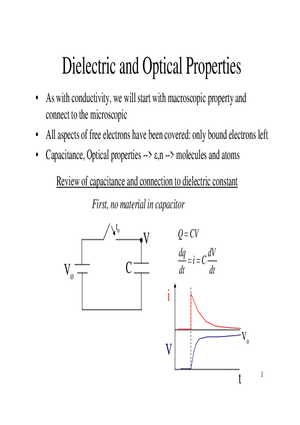 Dielectrics and Polarization