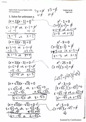 Algebra WON: Practical Algebra I Skills