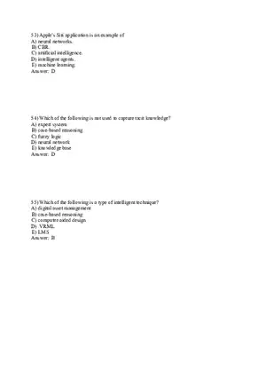 Management Information Systems Chapter 11 Answer Key Part 2