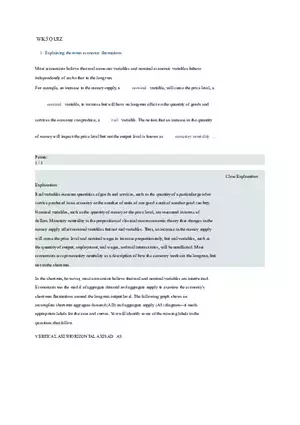 Economics Quiz Week 5