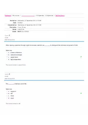 Biology Self-Quiz Unit 3