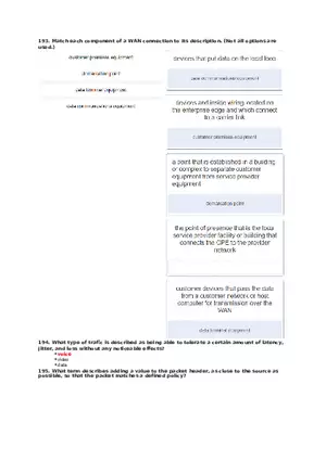 Final Exam Enterprise Networking, Security, and Automation Part 6